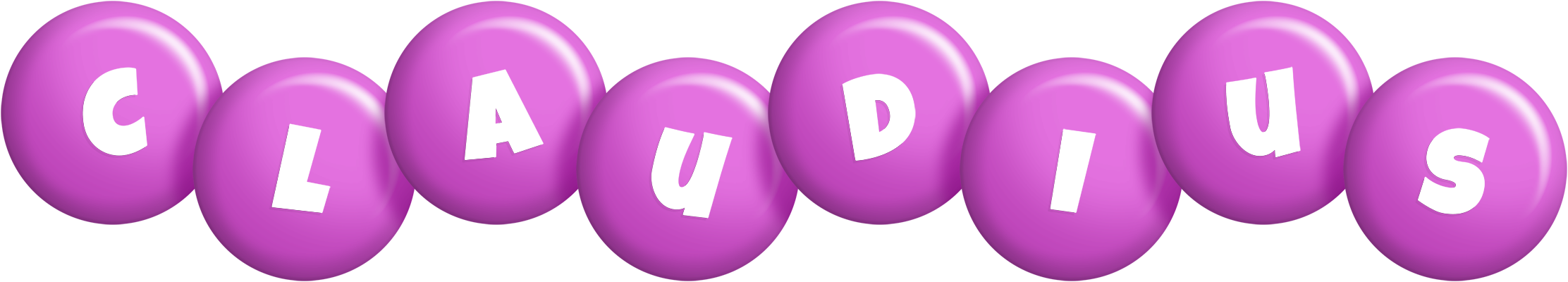 Claudius candy-purple logo