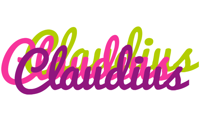 Claudius flowers logo