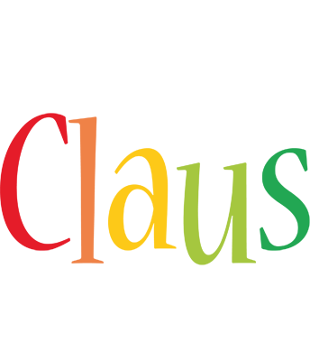 Claus birthday logo
