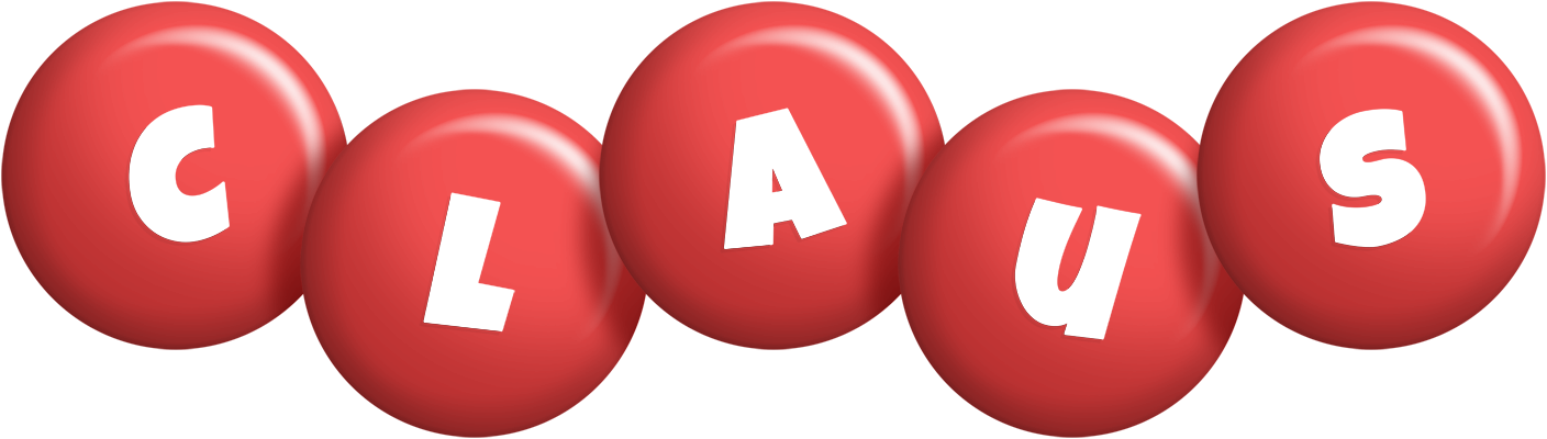 Claus candy-red logo