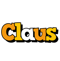 Claus cartoon logo