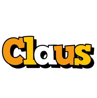 Claus cartoon logo