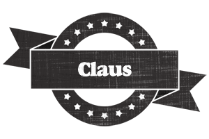 Claus grunge logo