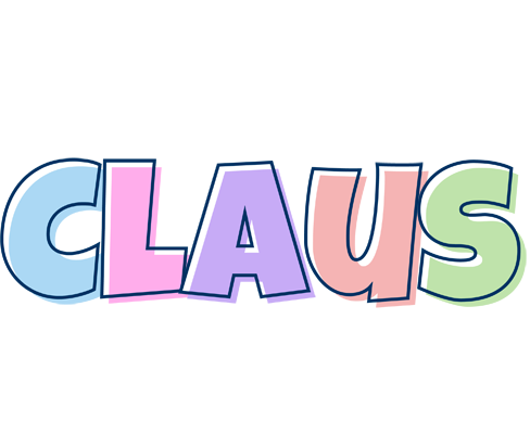 Claus pastel logo