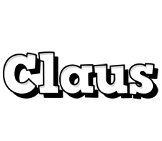 Claus snowing logo