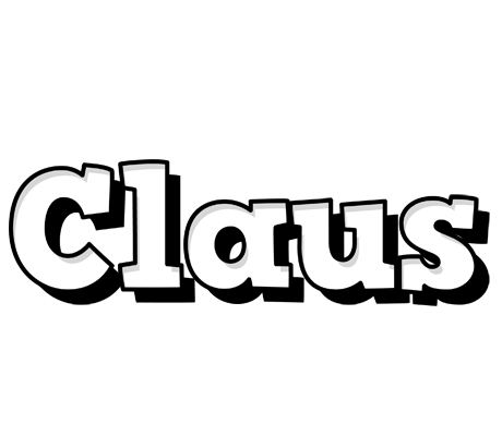 Claus snowing logo