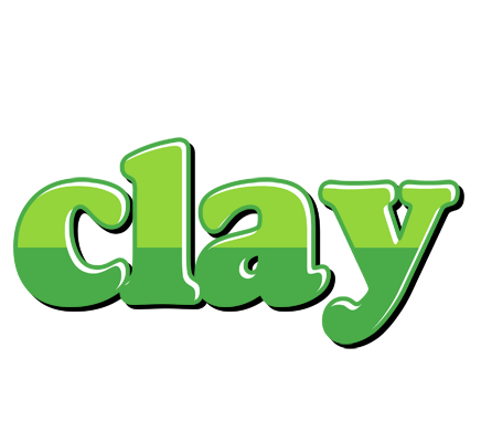 Clay apple logo