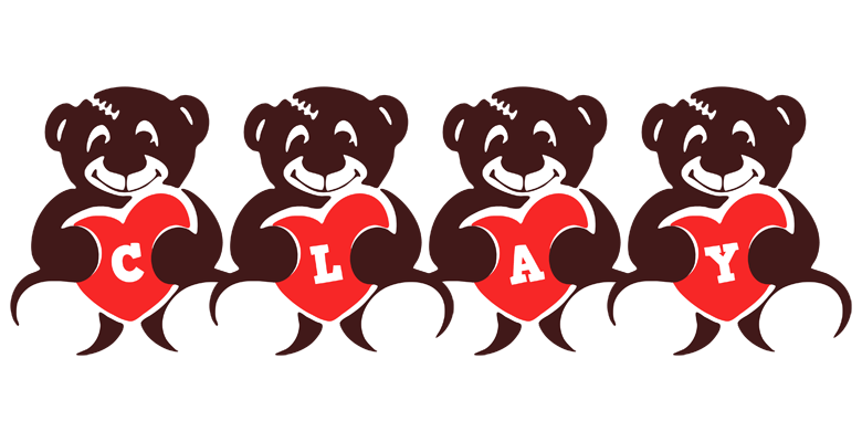 Clay bear logo