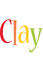 Clay birthday logo