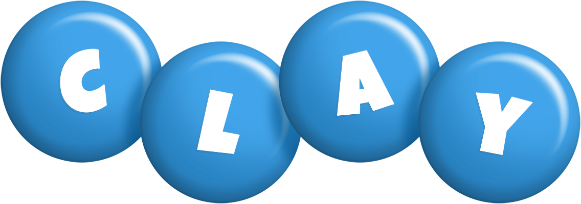 Clay candy-blue logo