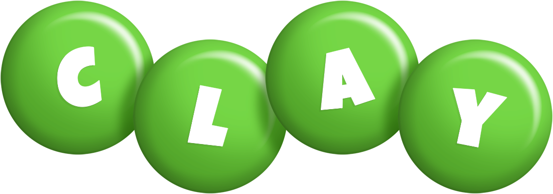 Clay candy-green logo