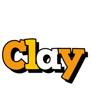 Clay cartoon logo