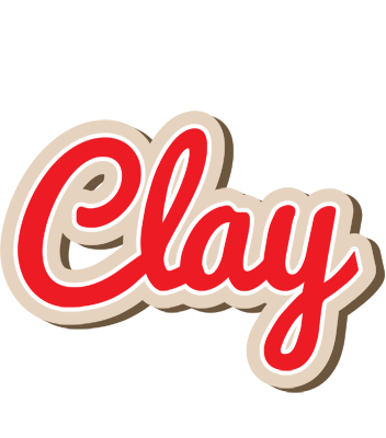 Clay chocolate logo