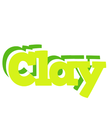 Clay citrus logo