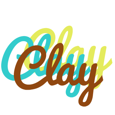 Clay cupcake logo