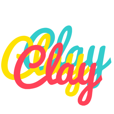 Clay disco logo