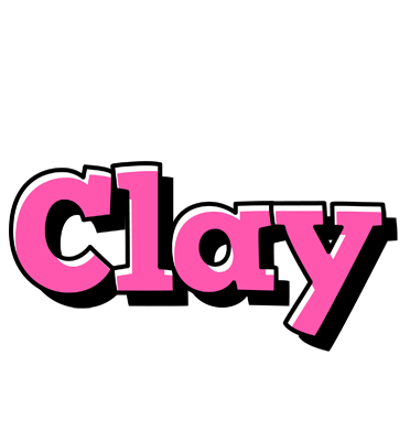 Clay girlish logo