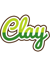 Clay golfing logo