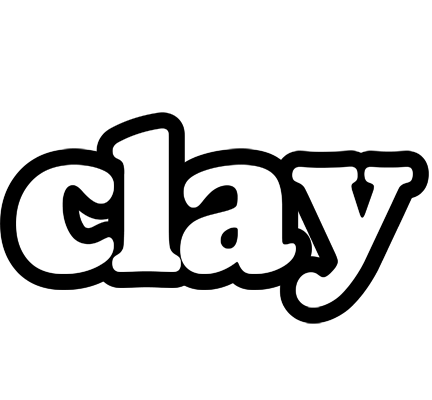 Clay panda logo