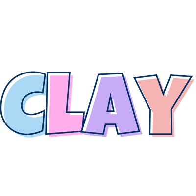 Clay pastel logo