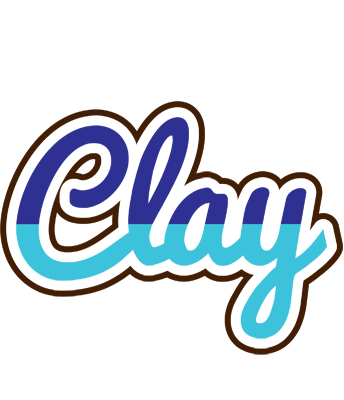 Clay raining logo