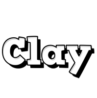 Clay snowing logo