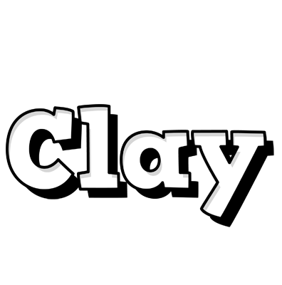 Clay snowing logo