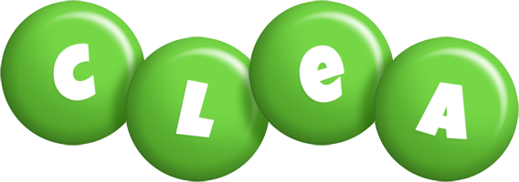 Clea candy-green logo