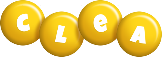 Clea candy-yellow logo