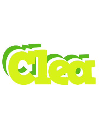 Clea citrus logo