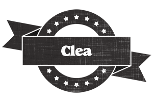 Clea grunge logo