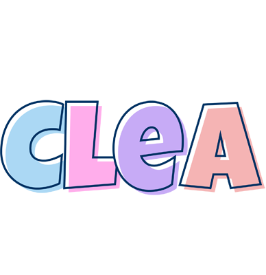 Clea pastel logo