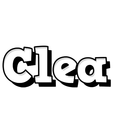 Clea snowing logo