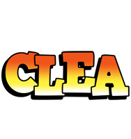 Clea sunset logo