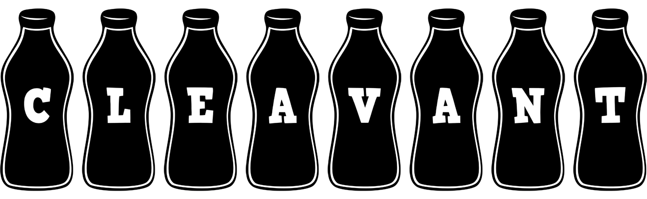 Cleavant bottle logo