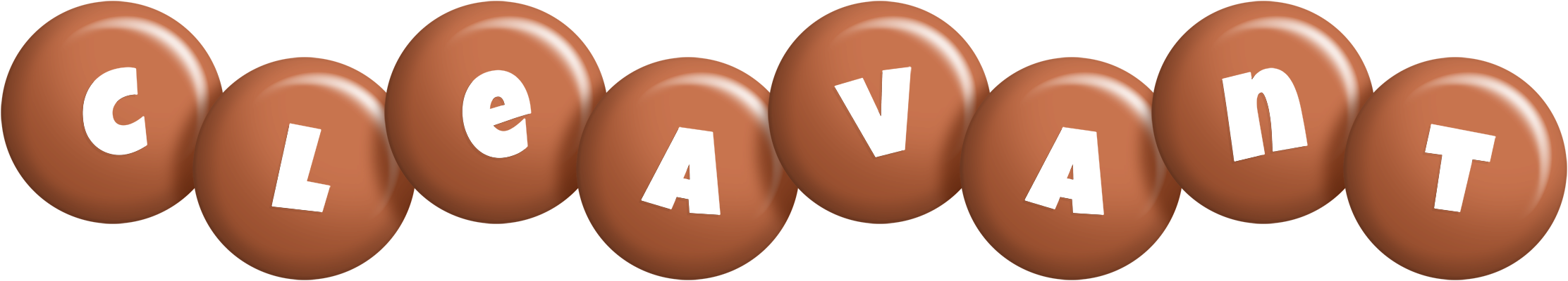 Cleavant candy-brown logo