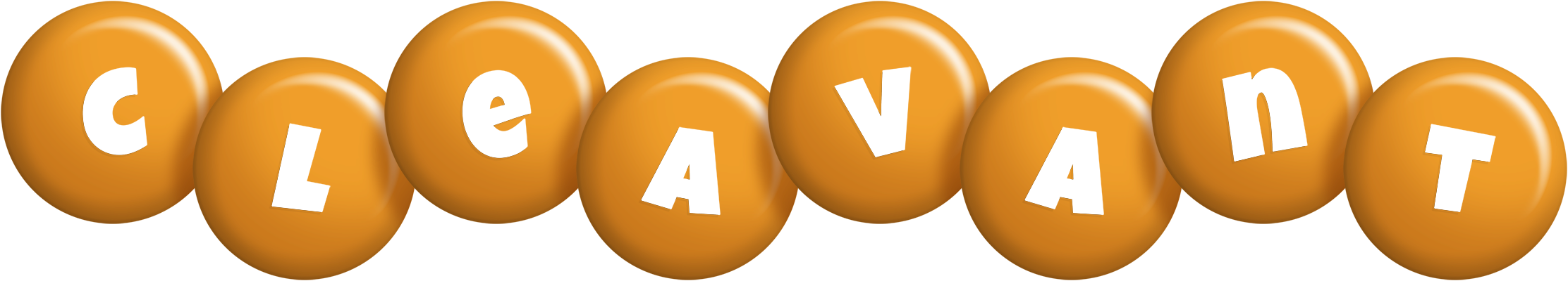 Cleavant candy-orange logo
