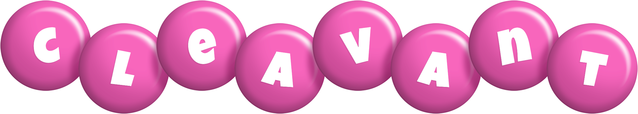 Cleavant candy-pink logo
