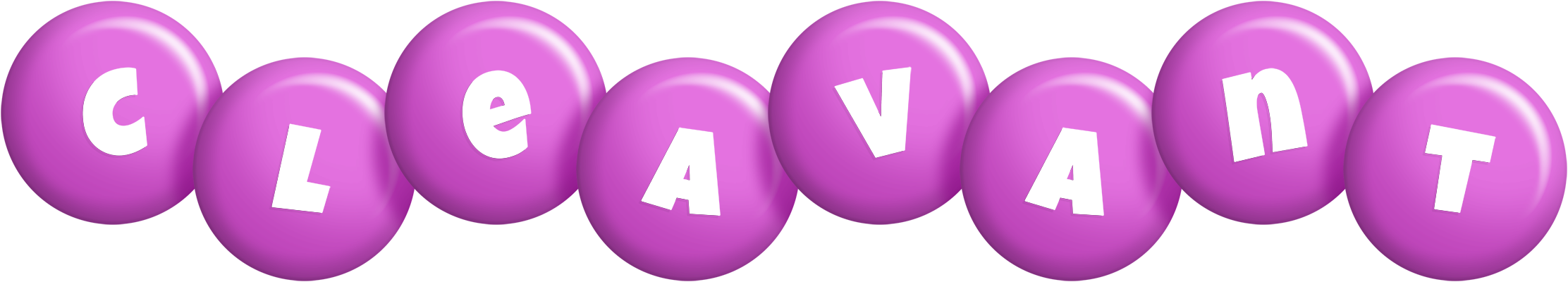 Cleavant candy-purple logo