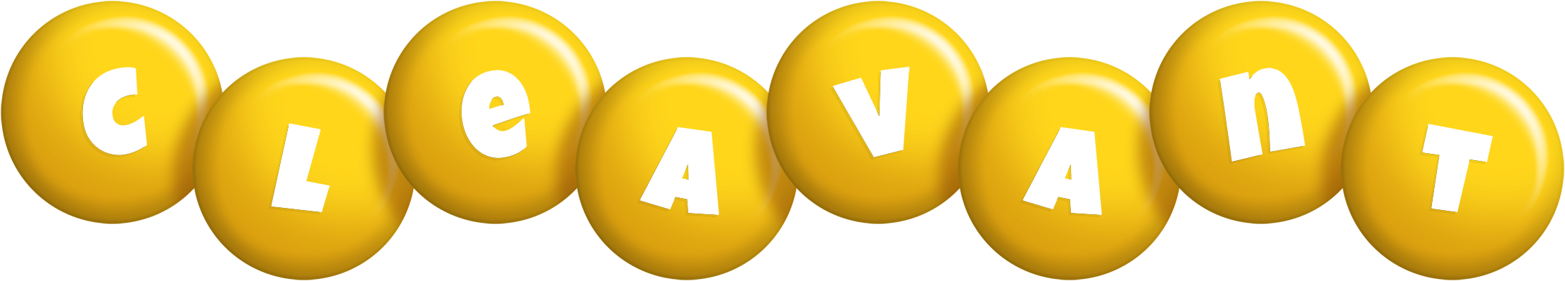 Cleavant candy-yellow logo