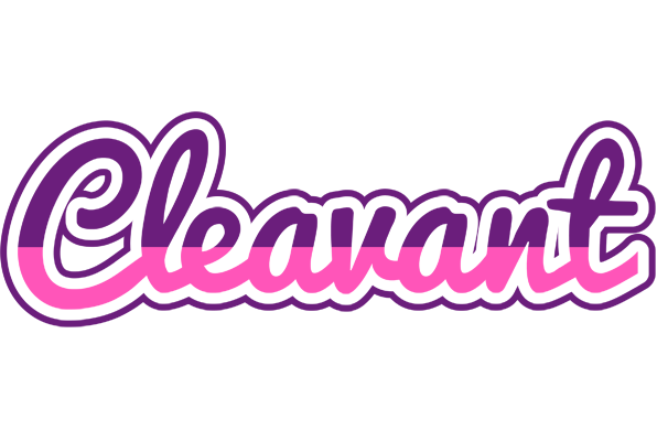 Cleavant cheerful logo