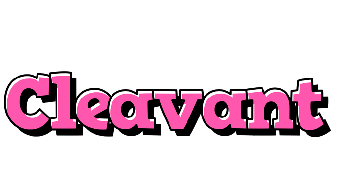 Cleavant girlish logo