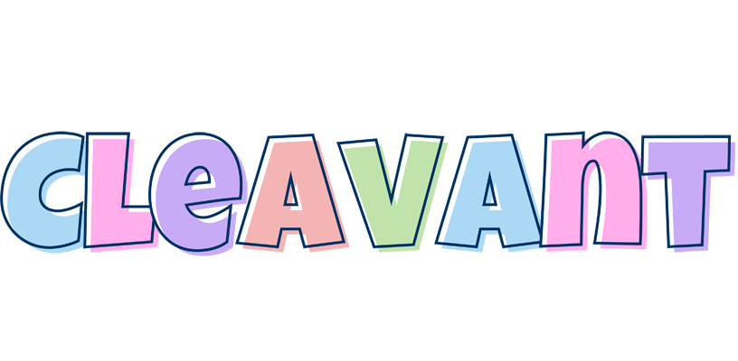 Cleavant pastel logo