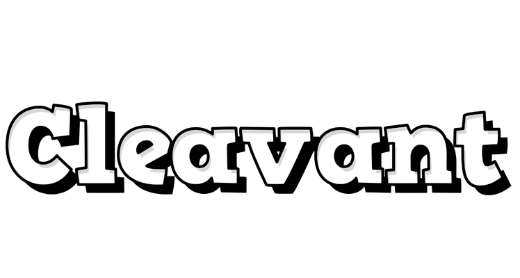Cleavant snowing logo