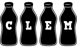 Clem bottle logo