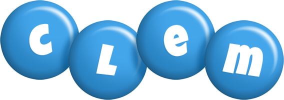 Clem candy-blue logo