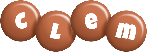 Clem candy-brown logo