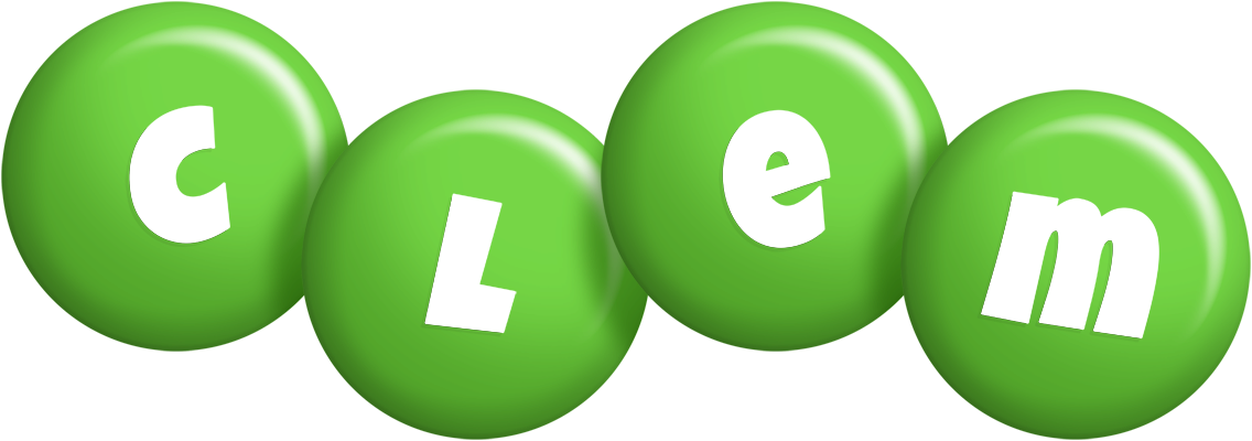 Clem candy-green logo