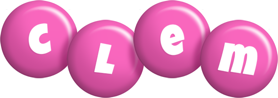 Clem candy-pink logo