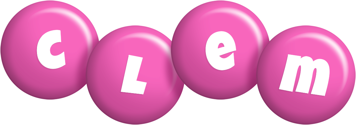 Clem candy-pink logo